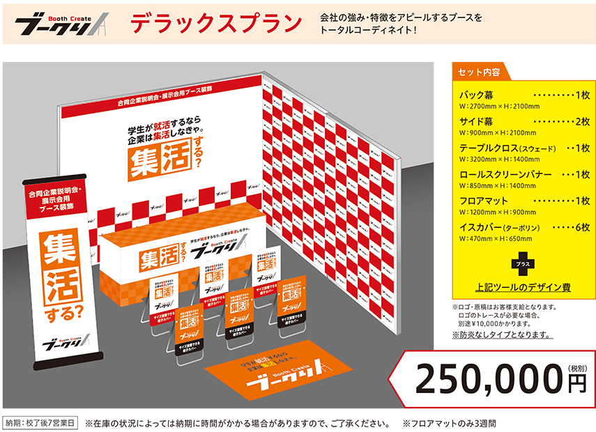 デラックスプラン 250,000円